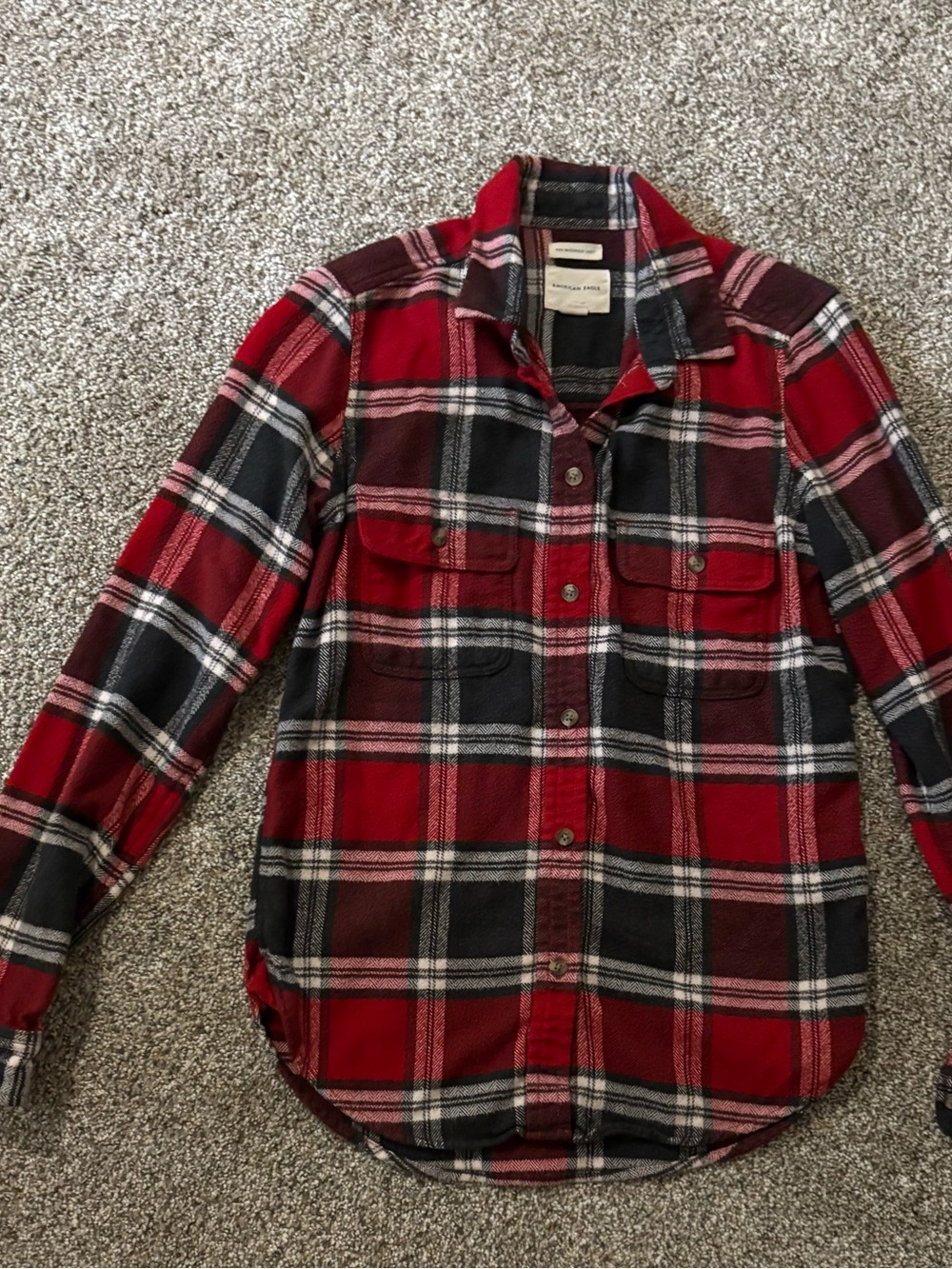 Lot of 15 American Eagle Outfitters Flannels Plaid Button-Down Shirts - Picture 13 of 16